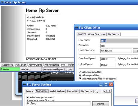 Home FTP server