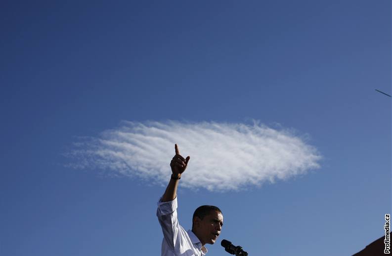 Pulitzerova cena 2008 - snímek ocenného fotografa Damona Wintera z volební kampan Baracka Obamy