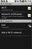 Google Android - wi-fi