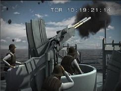 USS Enterprise strelba