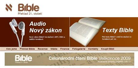 Internetové stránky Bible21