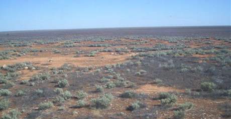 Meteorit zachytila nová bolidová sí v pouti Nullarbor.