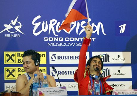 Eurosong 2009 - Gipsy.cz (Vojtch Lavika a Radoslav Banga) na tiskové konferenci