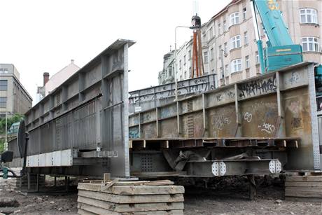 Demolice elezninho mostu Mal Hrabovka