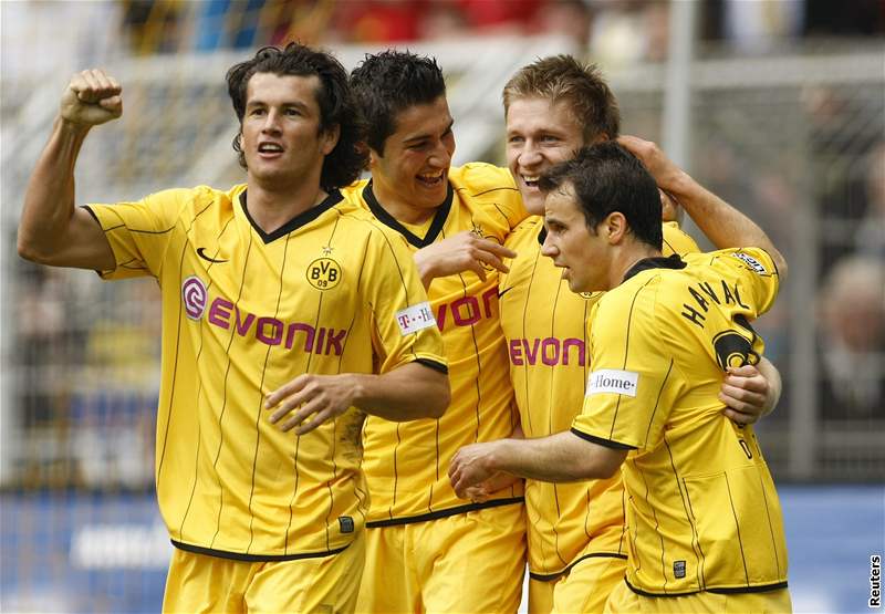 Valdez, Sahin, Kuba a Hajnal z Borussie Dortmund. 