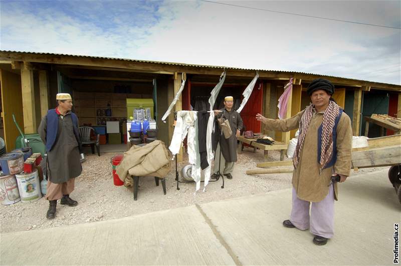 Model afghánského msta v anglickém hrabství Norfolk. (1. kvtna 2009)