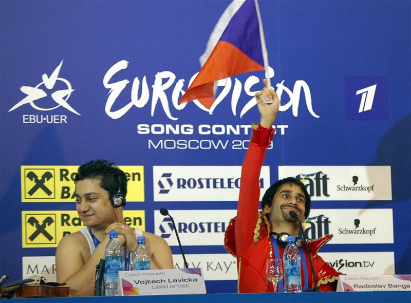 Eurosong 2009 - Gipsy.cz (Vojtch Lavika a Radoslav Banga) na tiskové konferenci