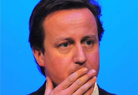 éf britských konzervativc David Cameron na konferenci Královské zdravotní koly v Harrogate (11. kvtna 2009)
