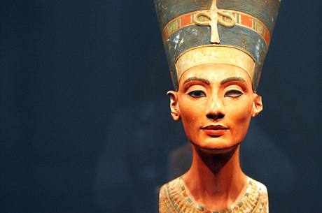 Busta egyptské královny Nefertiti