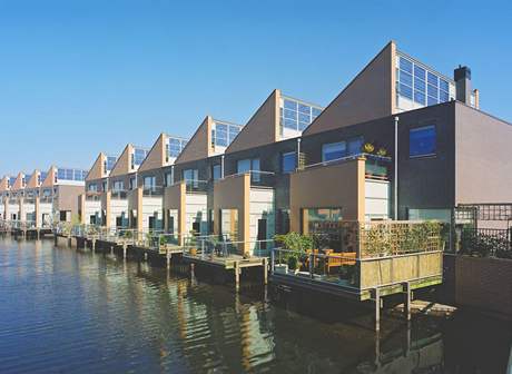 Domy v Amstelveenu  byty s minimální energetickou spotebou