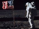Mal krok pro lovka, velk krok pro lidstvo. Astronaut Buzz Aldrin pi misi na Msci, 20. ervernce 1969