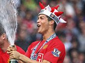 Cristiano Ronaldo slav titul v anglick Premier League