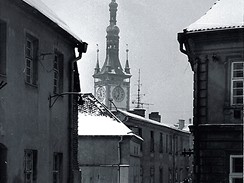 esko po 20 letech. Pohled ze erotnova nmst v Olomouci ped rokem 1989