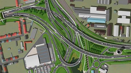 Na dostavbu Dobrovského tunel v Brn moná nebudou peníze a termín otevení se posune do roku 2014. Ilustraní foto