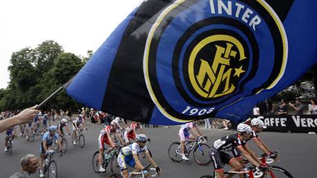 cyklistické Giro d´Italia v ulicích Milána