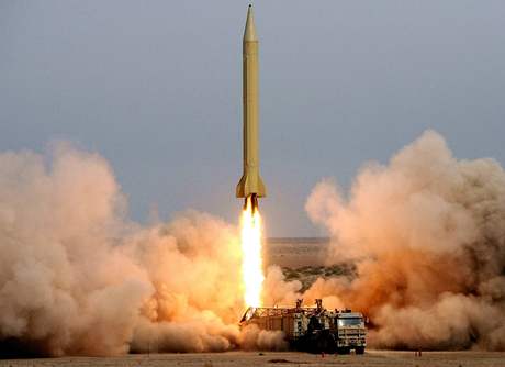Obávaná íránská balistická stela aháb-3.