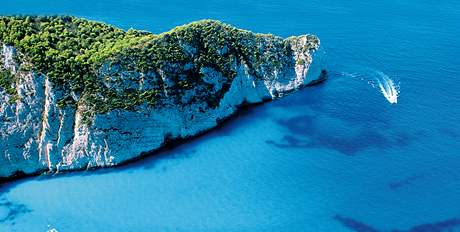 ecký ostrov Zakynthos - ilustraní foto.