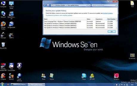 Windows 7 RC s etinou