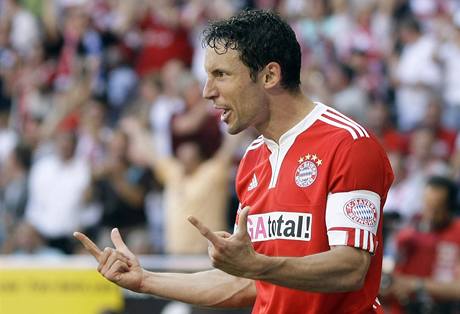 Mark van Bommel z Bayernu Mnichov.