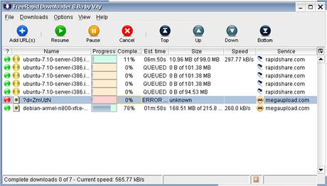 FreeRapid Downloader