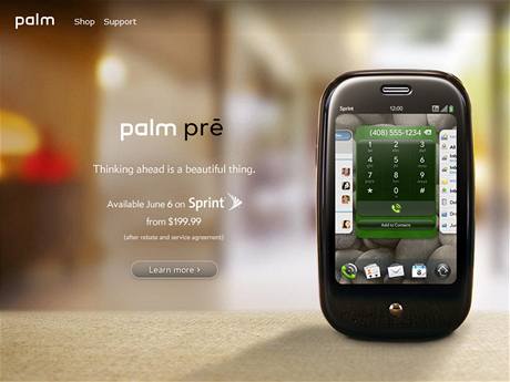 Palm Pre se zane prodávat 6. ervna