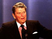 Americk exprezident Ronald Reagan v roce 1992