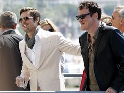 Cannes 2009 - Quentin Tarantino a Brad Pitt