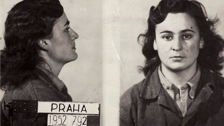 Dagmar Šimková: vězeňské foto, 1952 Dagmar Šimková: vězeňské foto, 1952