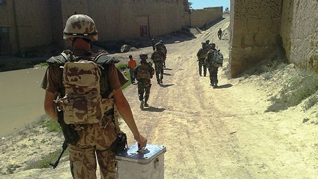 eská protichemická jednotka v Afghánistánu.