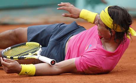 Poraený Rafael Nadal