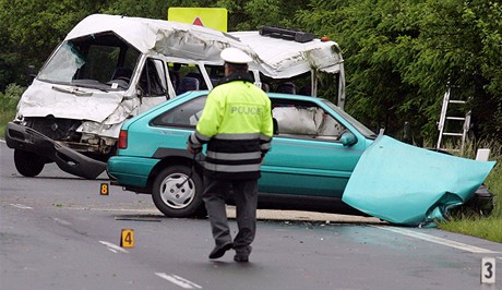 Nehoda v Damicích na Karlovarsku (30.5.2009)