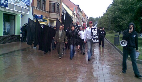 Radiklov si v Litvnov pipomnaj smrt Miloe Reha (6.6.2009)