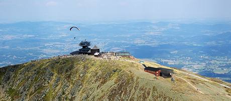 Vizualizace nov lanovky na Snce - horn stanice