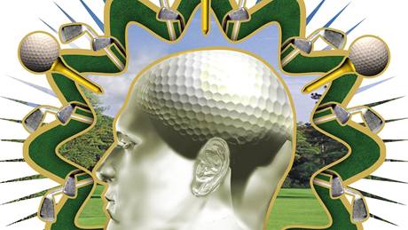 Golf a hlava - autor Rick Nease.