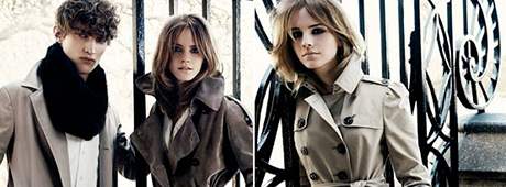 Emma Watsonov pro Burberry