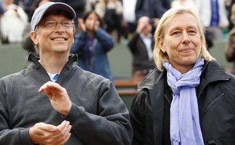 Bill Gates, Martina Navrtilov