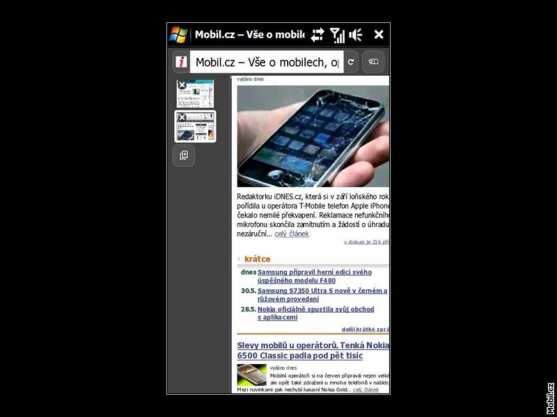 Mobilní Firefox si mohou vyzkouet majitelé Windows Mobile zaízení.