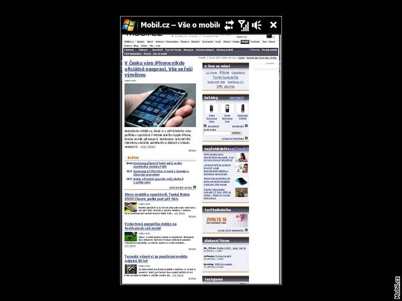 Mobilní Firefox si mohou vyzkouet majitelé Windows Mobile zaízení.