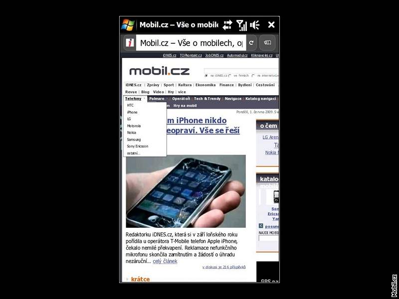 Mobilní Firefox si mohou vyzkouet majitelé Windows Mobile zaízení.