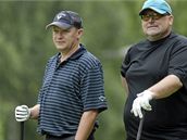 Ivan Haek a Miroslav K pi partii golfu