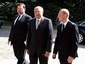 Vclav Klaus - posledn rozlouen s Waldemarem Matukou na ofn (18. ervna 2009)