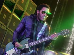 Lenny Kravitz na brnnskm velodromu