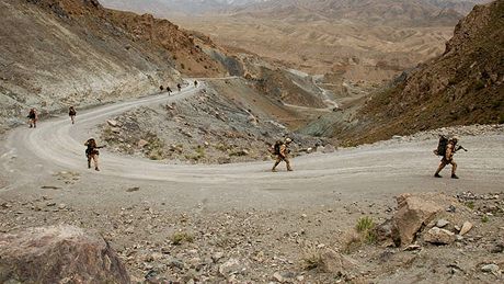 etí vojáci v afghánské provincii Lógar