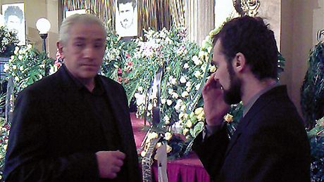 Martin Michal a Waldemar Matuka mladí na posledním rozlouení s Waldemarem Matukou na ofín (18. ervna 2009)