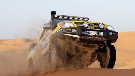 Trénink KM Racing Teamu na Rallye Dakar.