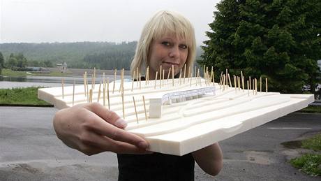 Autorkou vítzného návrhu je Tereza Musilová, studentka fakulty architektury Technické univerzity v Liberci