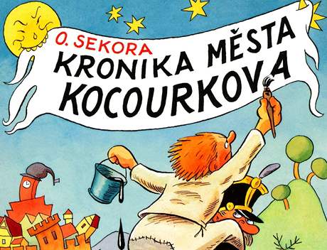 Ondej Sekora: Kronika msta Kocourkova; obal knihy. Ilustran foto.