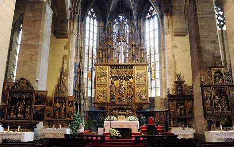 Slovensko, Levoa. Oltá z lipového deva, dílo Mistra Pavla, je nov na seznamu UNESCO