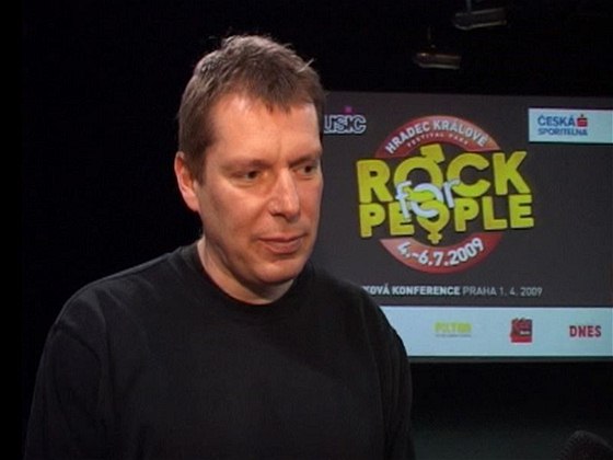 Hlavní poadatel festivalu Rock for People Michal Thomes