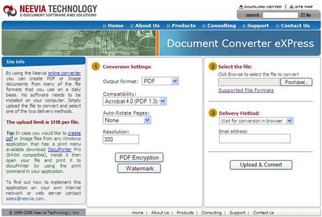 Document Converter eXPress